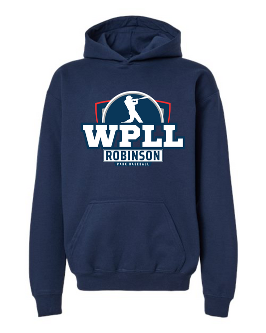 Navy Hoodie: WPLL Logo