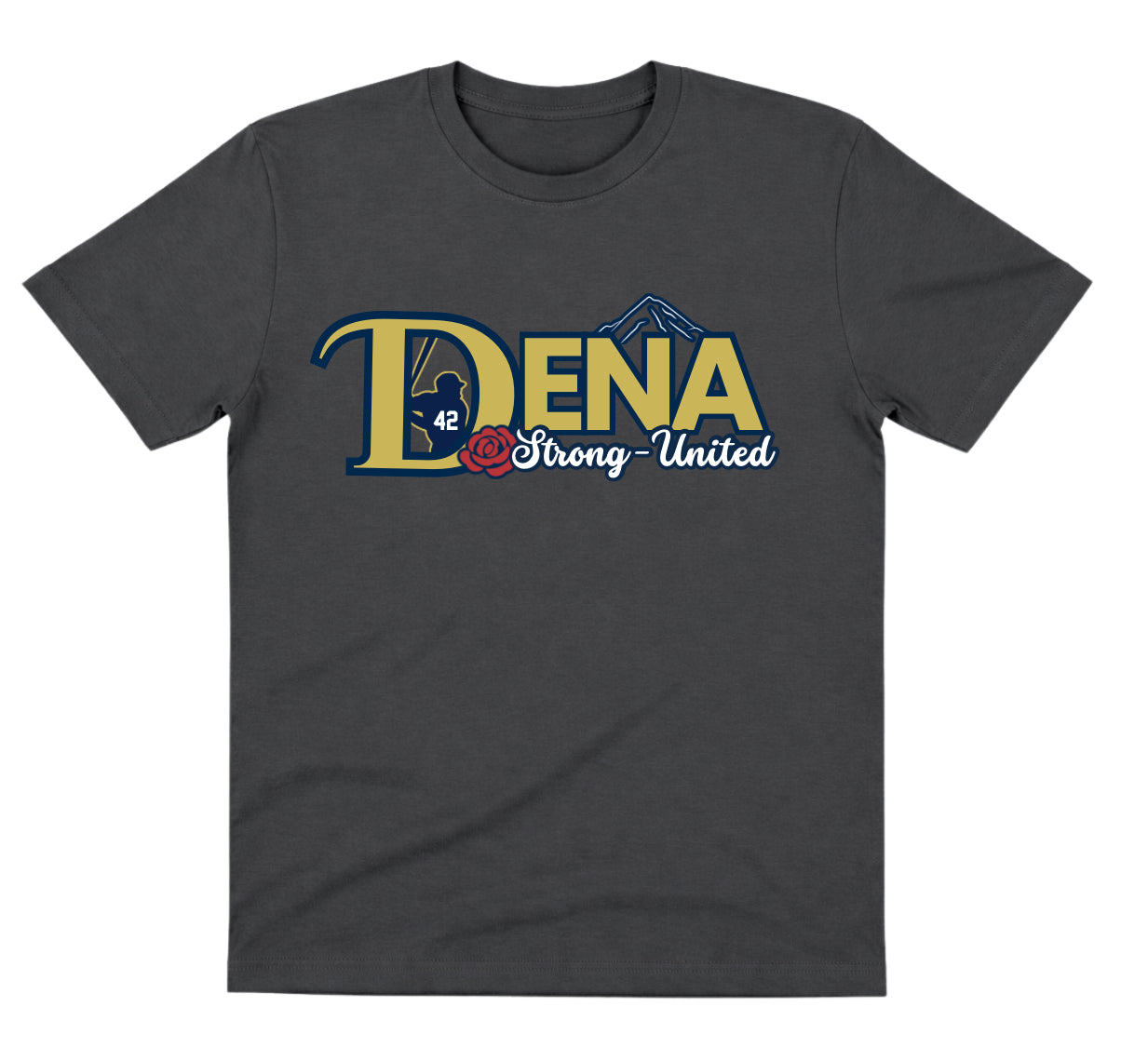 Dena Charcoal Shirt: Strong United