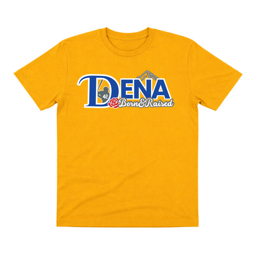 Dena Gold Dry Fit Shirt: Born & Raised