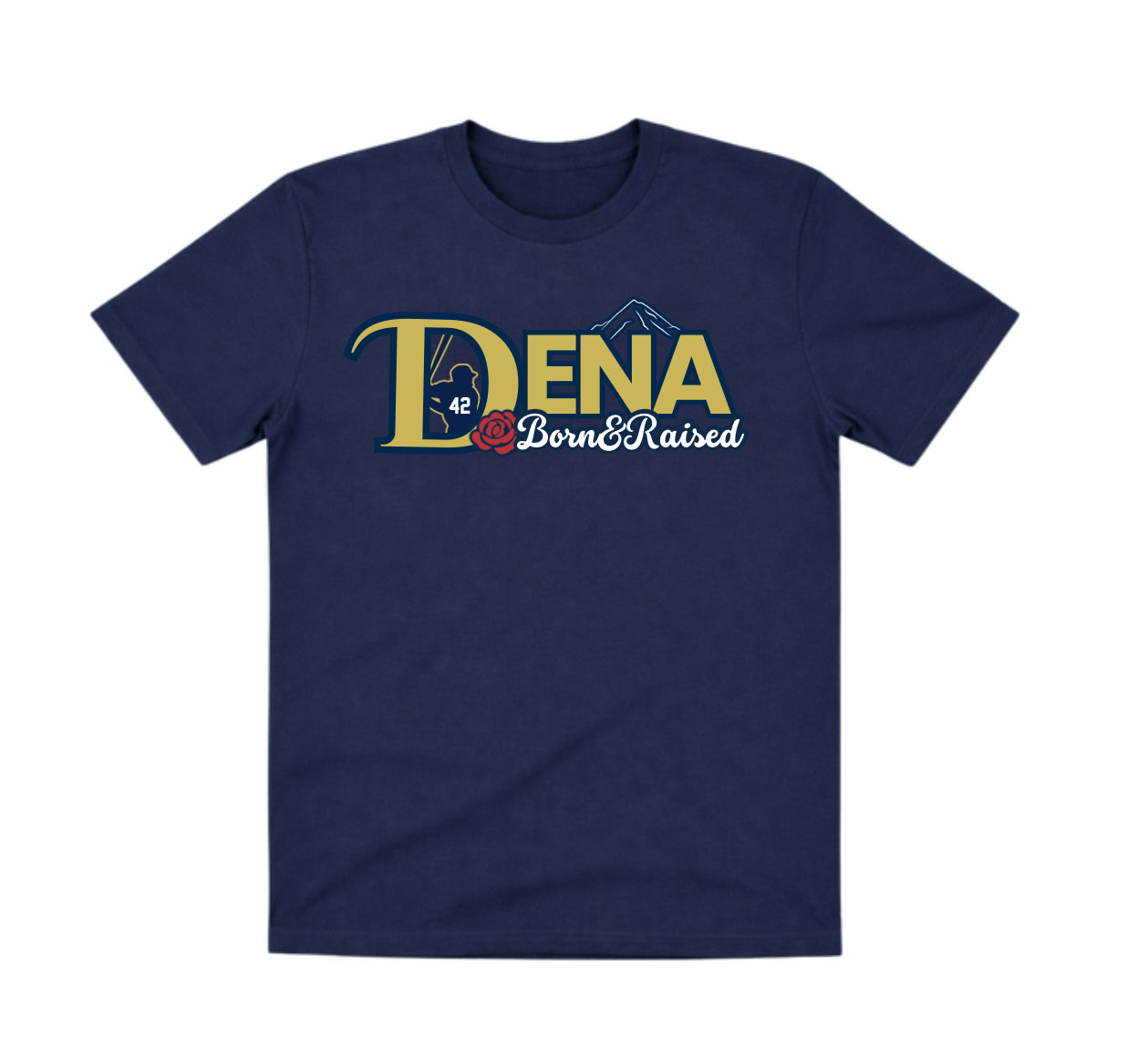 Dena Navy Shirt: Born & Raised