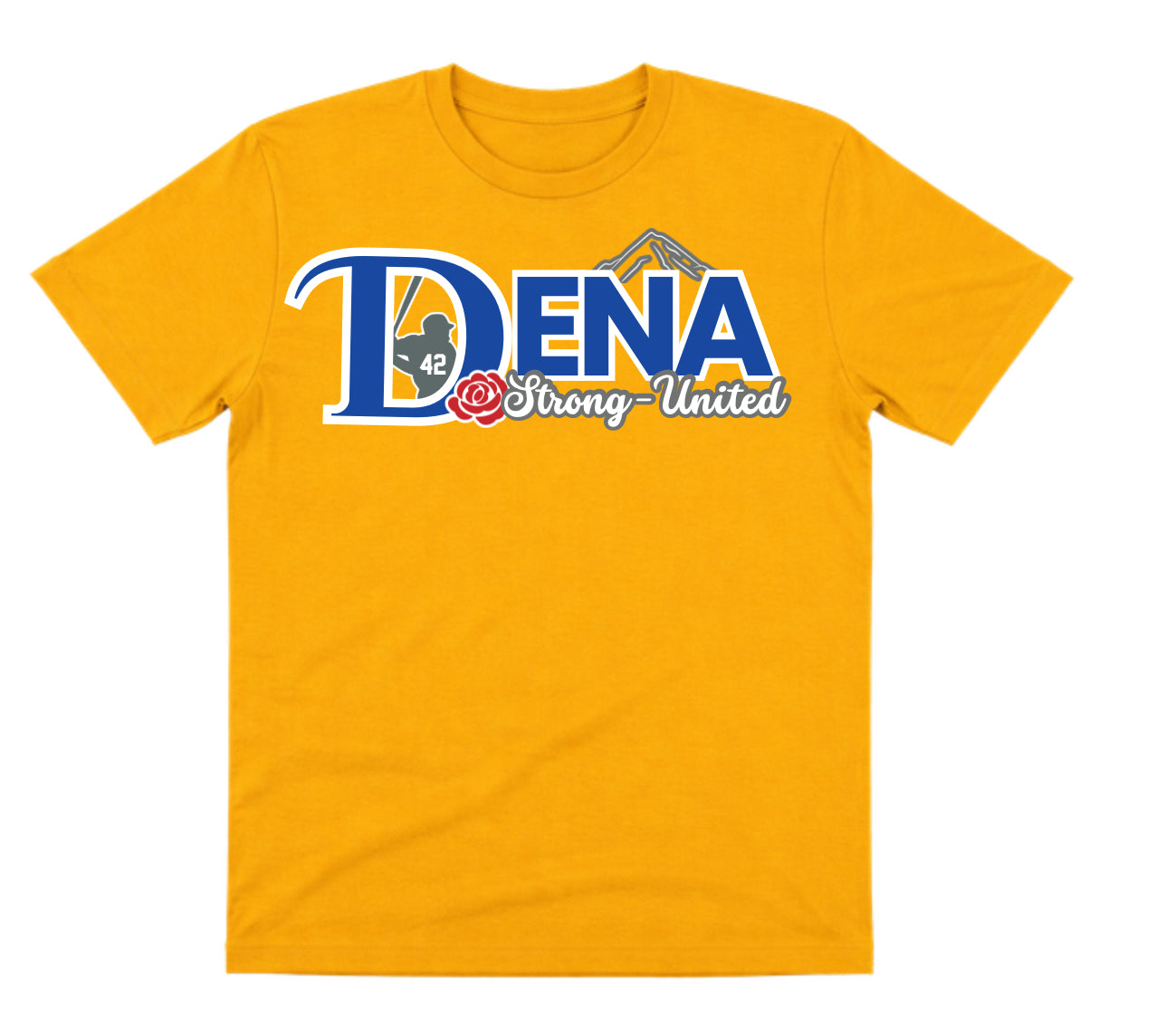 Dena Gold Shirt: Strong United