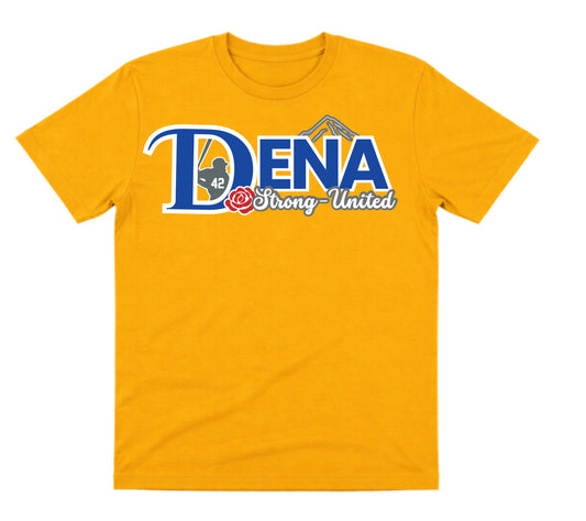 Dena Gold Shirt: Strong United