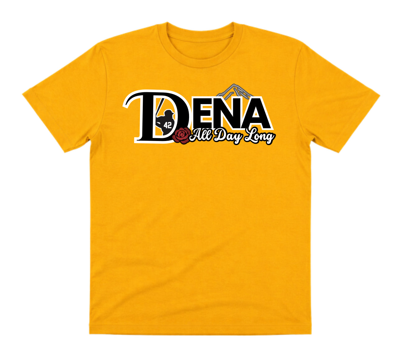 Dena Gold Shirt: All Day Long