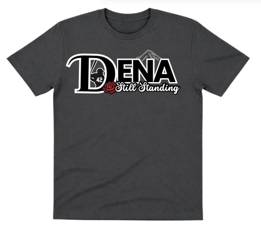 DENA Charcoal Dry Fit Shirt: Still Standing