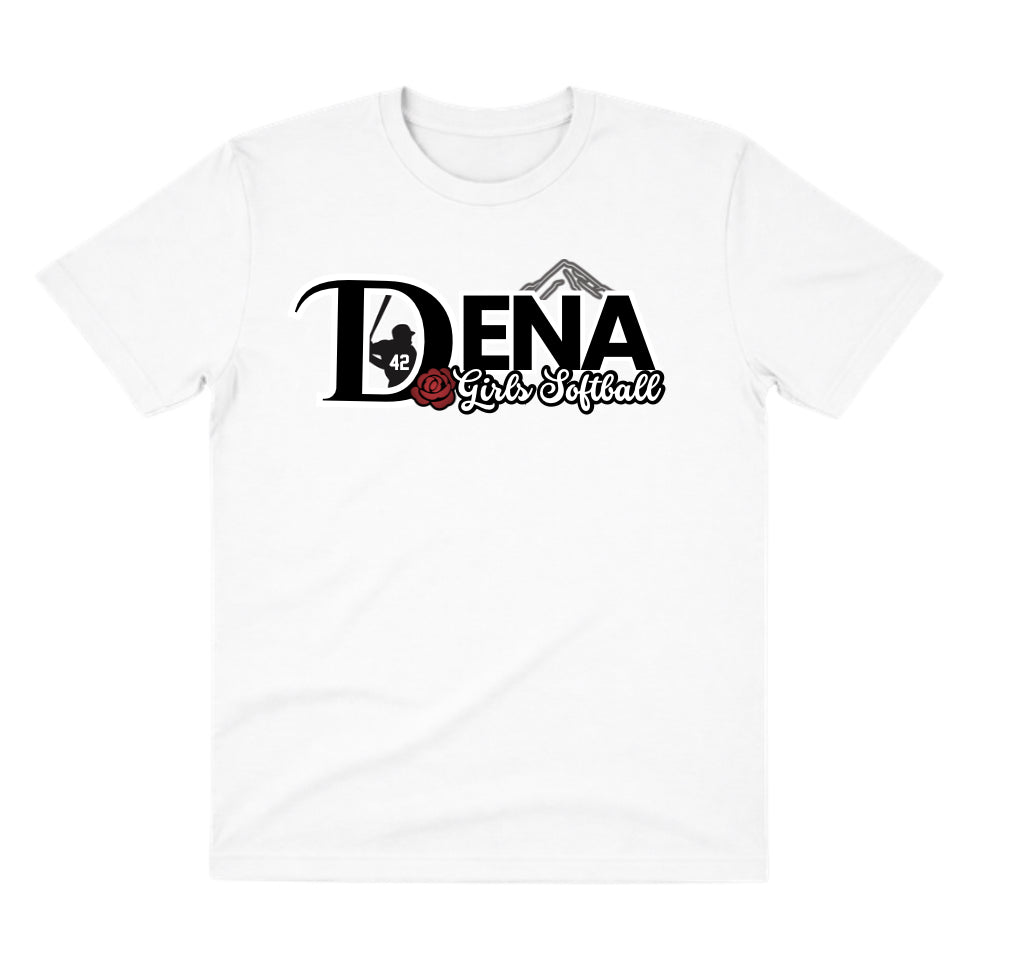 Dena White Shirt: Girls Softball