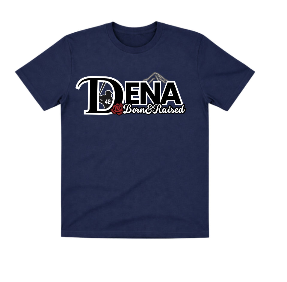 Dena Navy Shirt: Born & Raised