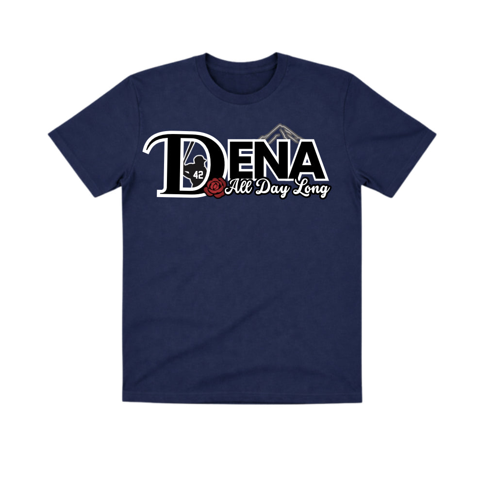 Dena Navy Shirt: All Day Long