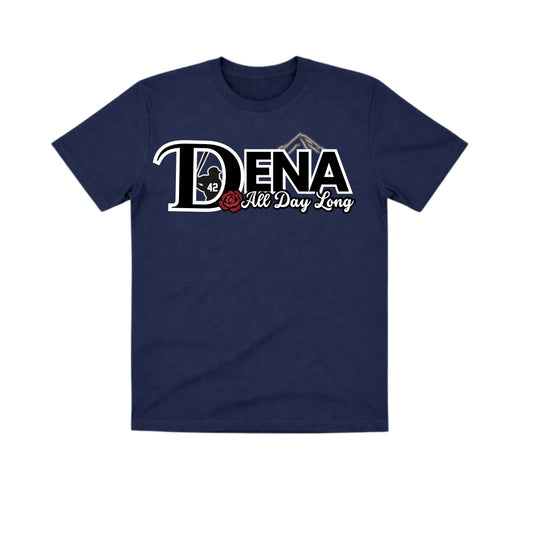 Dena Navy Shirt: All Day Long