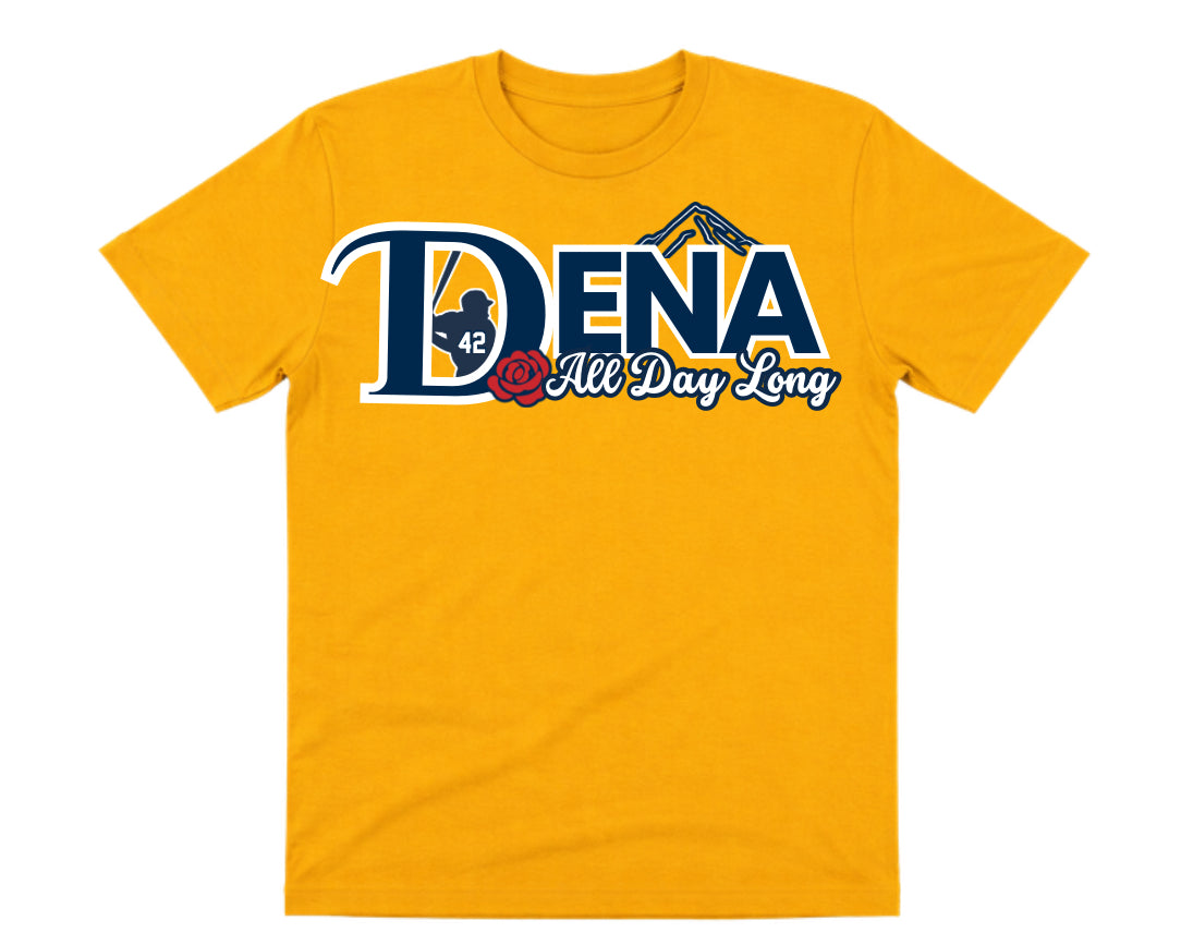 Dena Gold Shirt: All Day Long