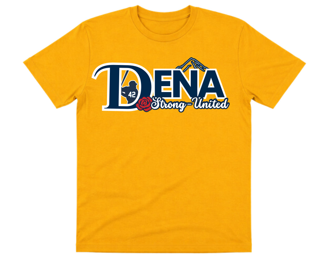 Dena Gold Shirt: Strong United