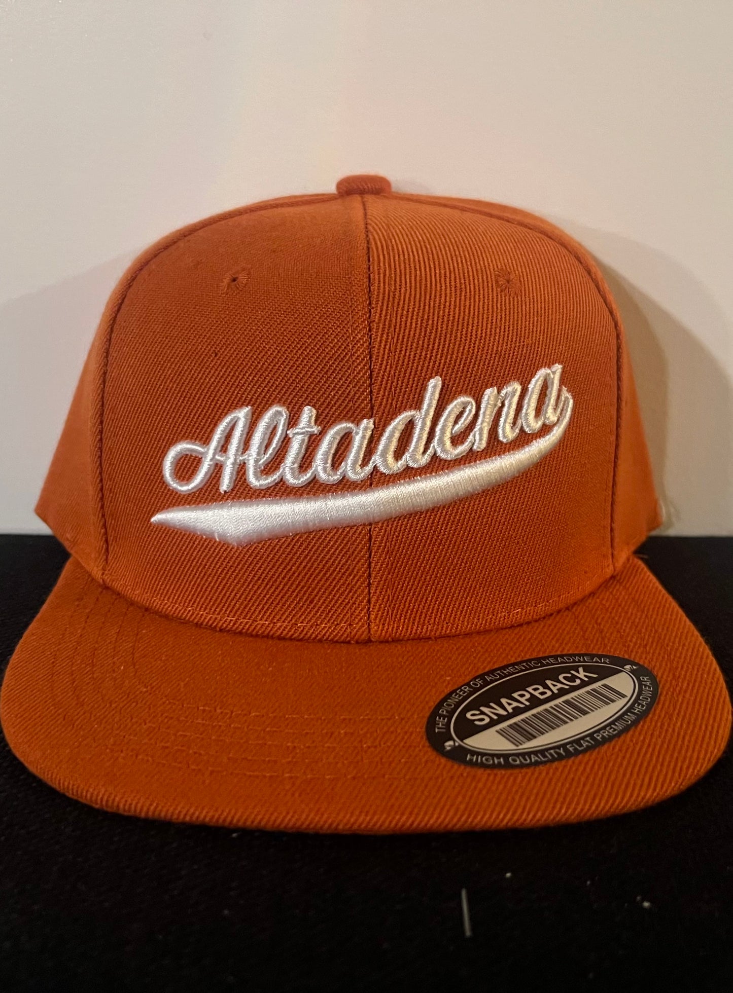 ABA Snapback Hat | Burnt Orange (Logo: White Altadena)