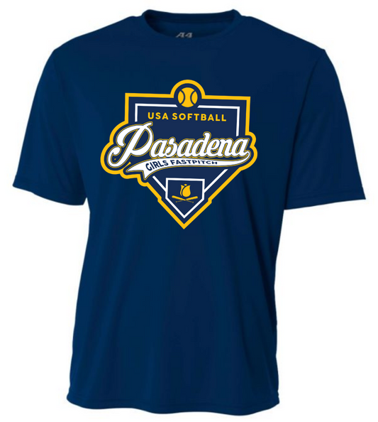 Youth Navy Dri Fit: Plate Logo