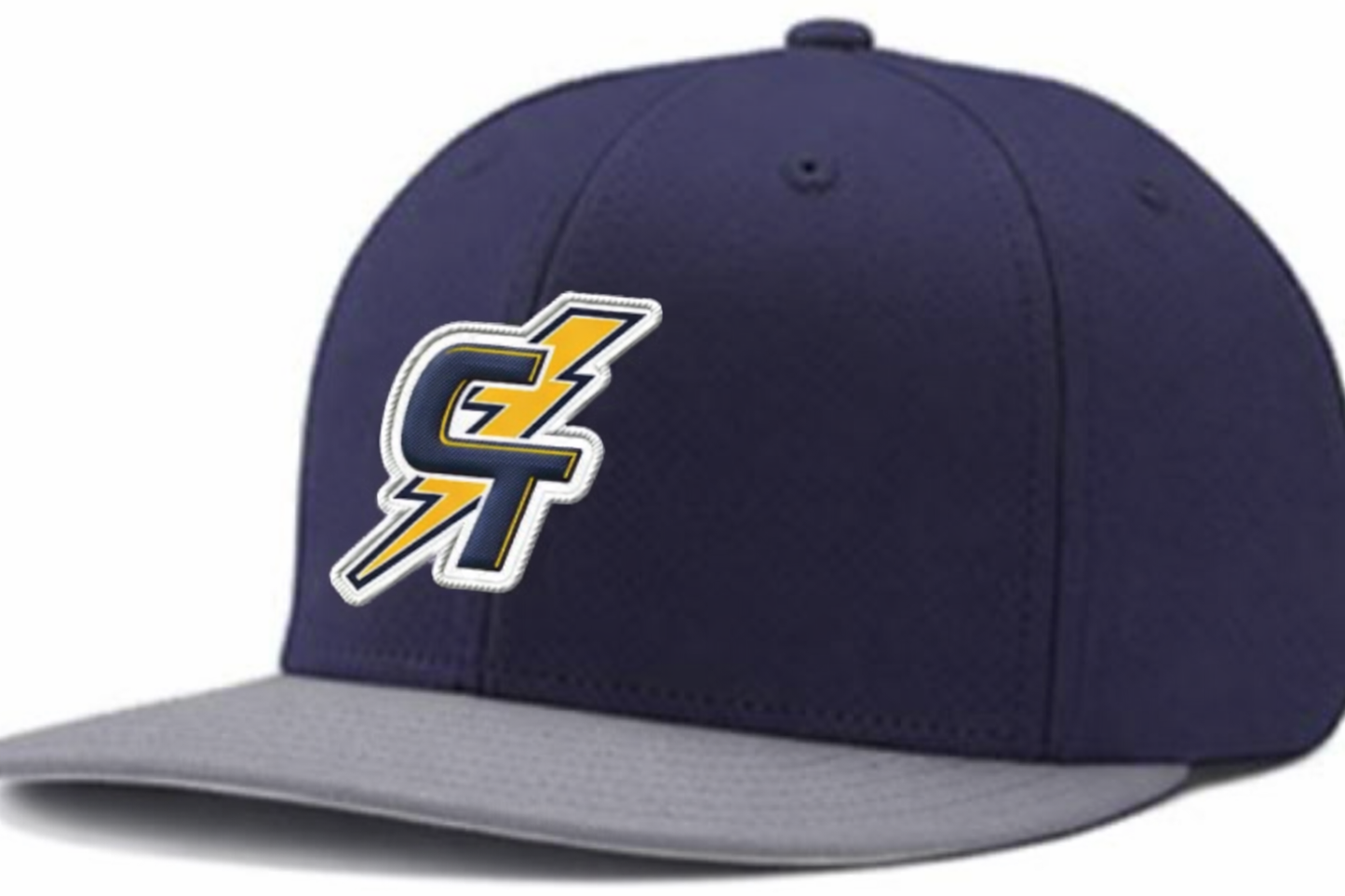 CT Embroidered Patch SnapBack Hat  | Logo: CT W/Bolt