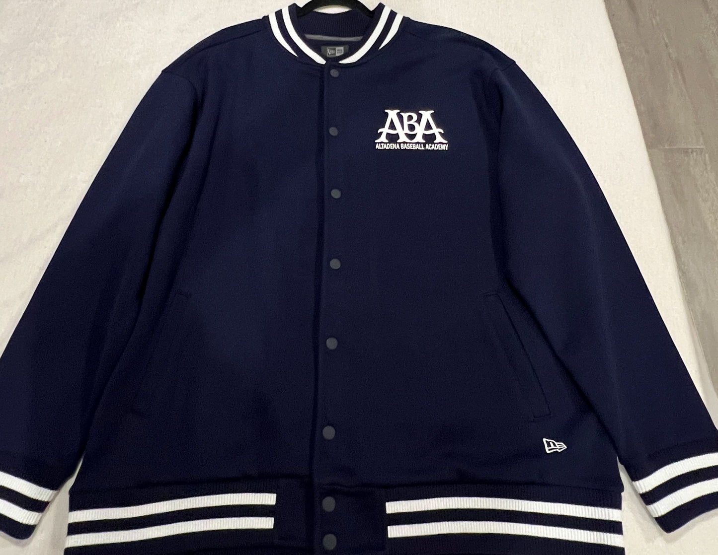 ABA New Era Varsity Jacket (Left Chest Logo | Back Dena Natives)