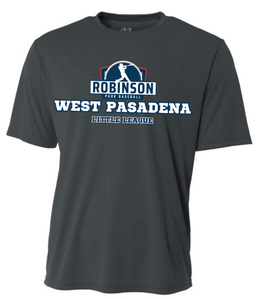 Youth Charcoal Dri Fit: "West Pasadena Logo"