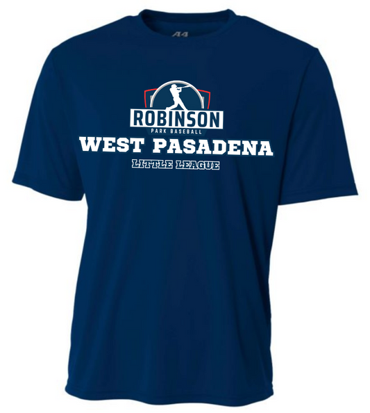 Youth Navy Dri Fit: "West Pasadena" Logo