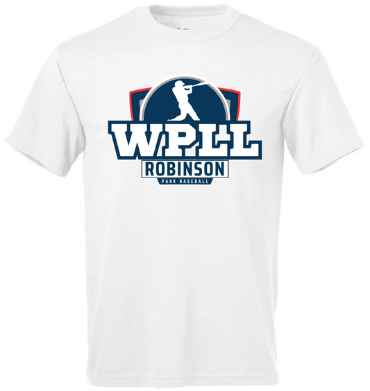 Youth White Dri Fit: WPLL Logo