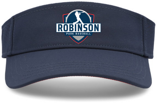 Navy Visor: Robinson Park Logo