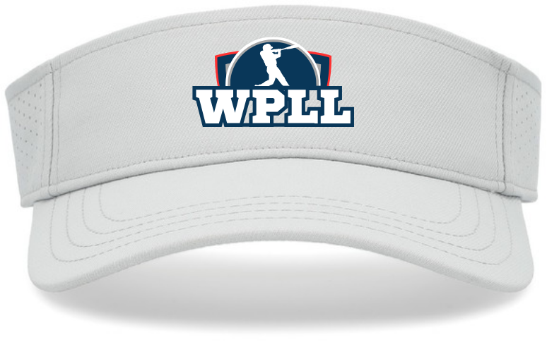 White Visor: WPLL Logo
