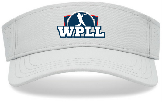 White Visor: WPLL Logo