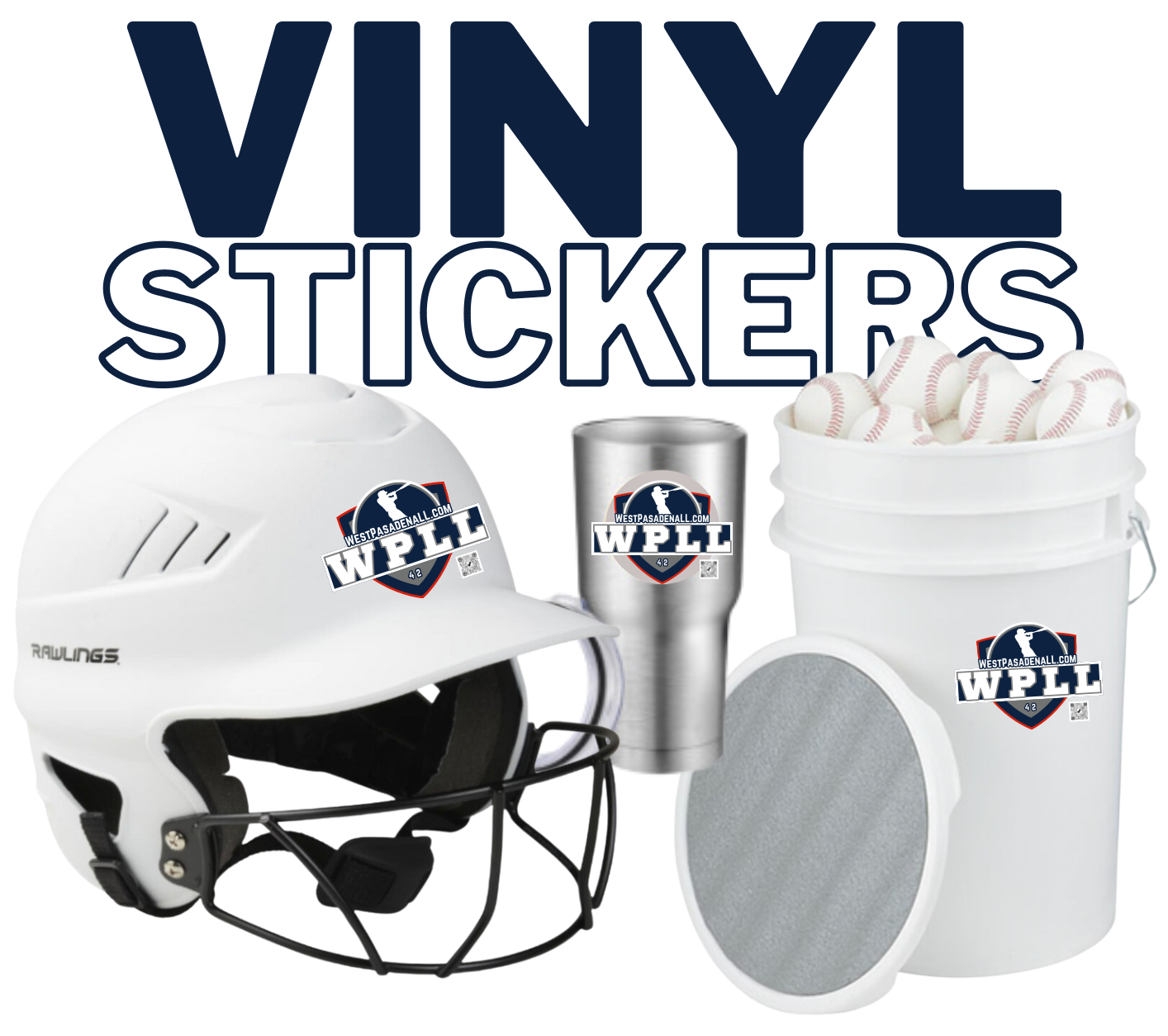 WPLL Vinyl Stickers