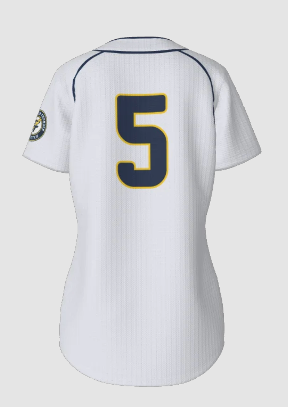 MIZUNO Cal Thunder Showcase Jerseys (White/Navy/Gold)