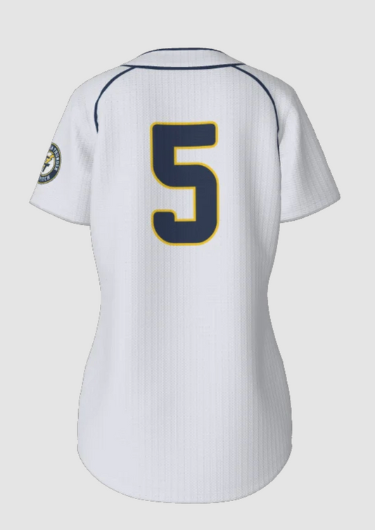 MIZUNO Cal Thunder Showcase Jerseys (White/Navy/Gold)