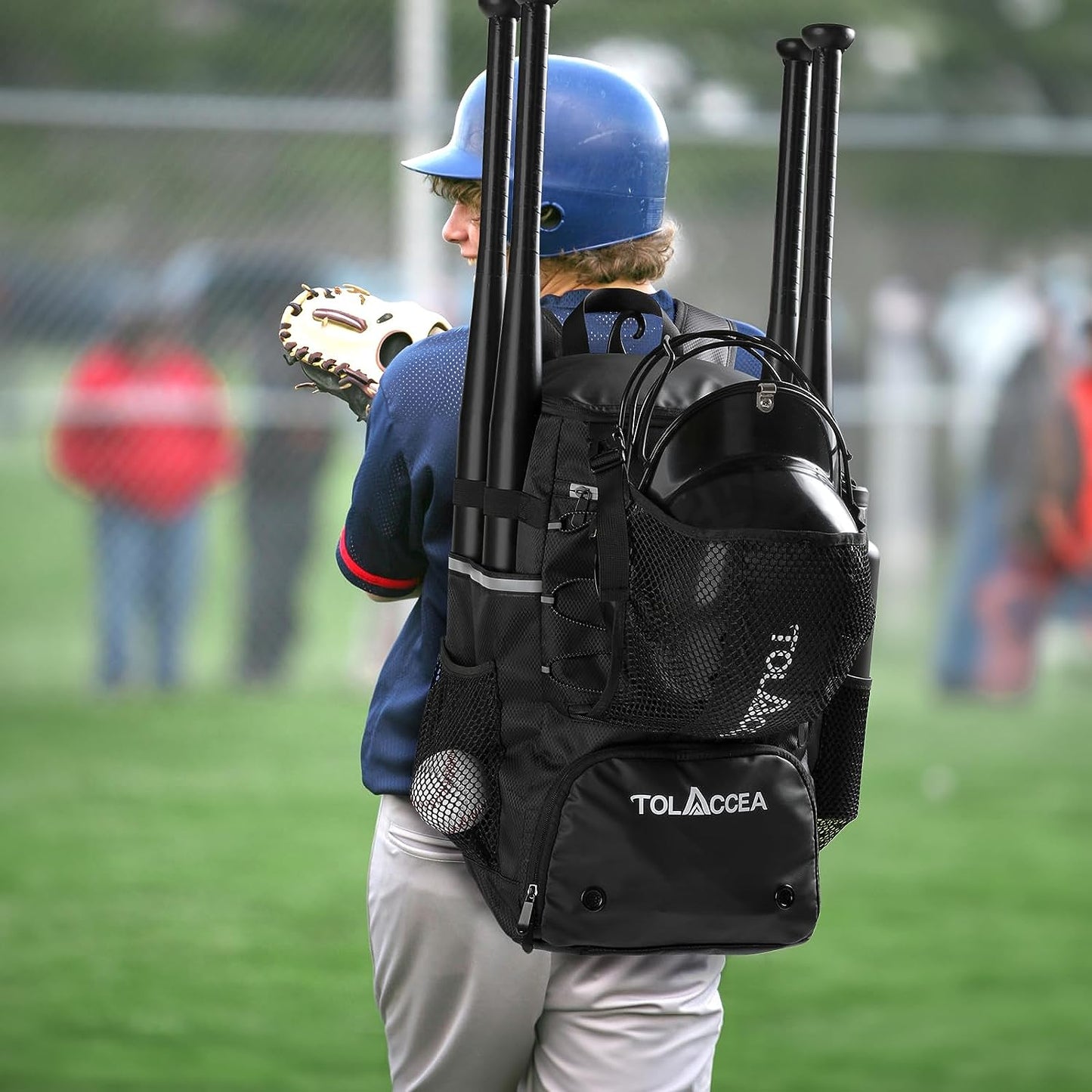 Baseball Backpack, Baseball Bat Bag for Youth Adult, Lightweight Equipment Bags