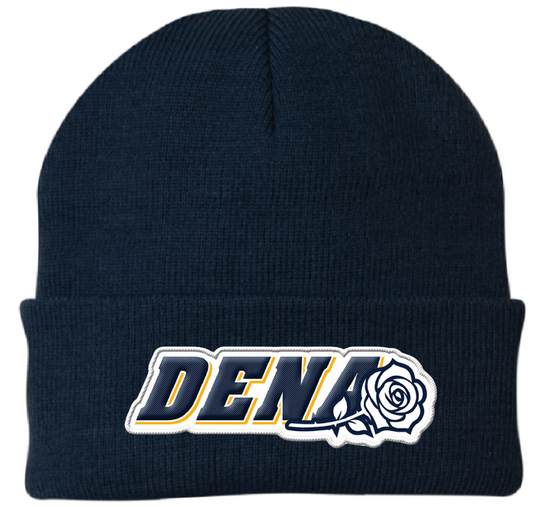 Beanie Navy: Dena Logo