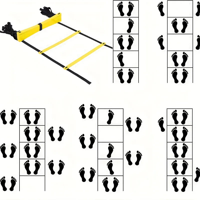 Agility Ladders Nylon Straps for Speed Training and Sports Flexibility Agility Football Training Energy Ladder Equipment