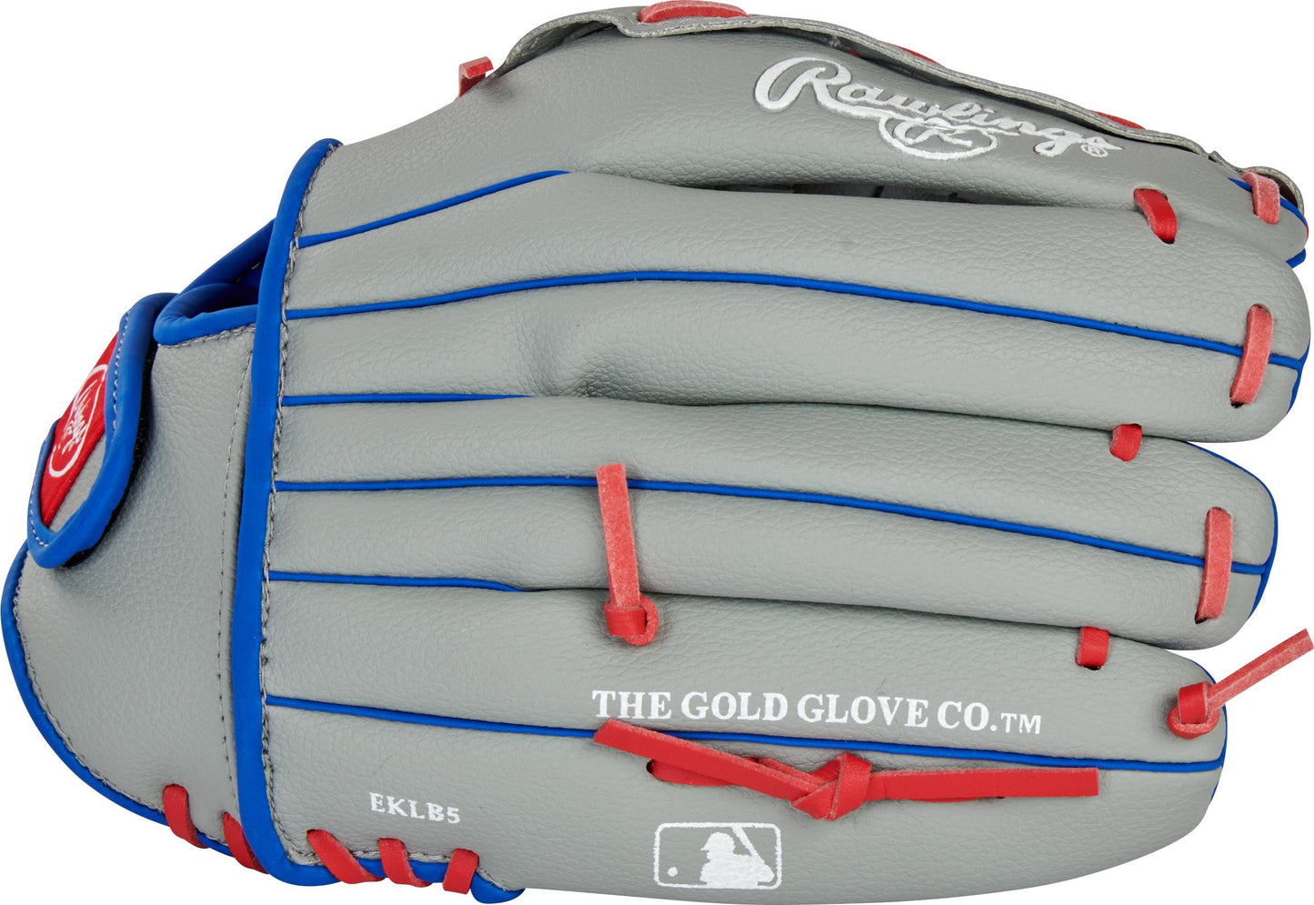 Players Series Youth Tball/Baseball Gloves, Gray/Red, 11.5 Inch, Left Hand Throw