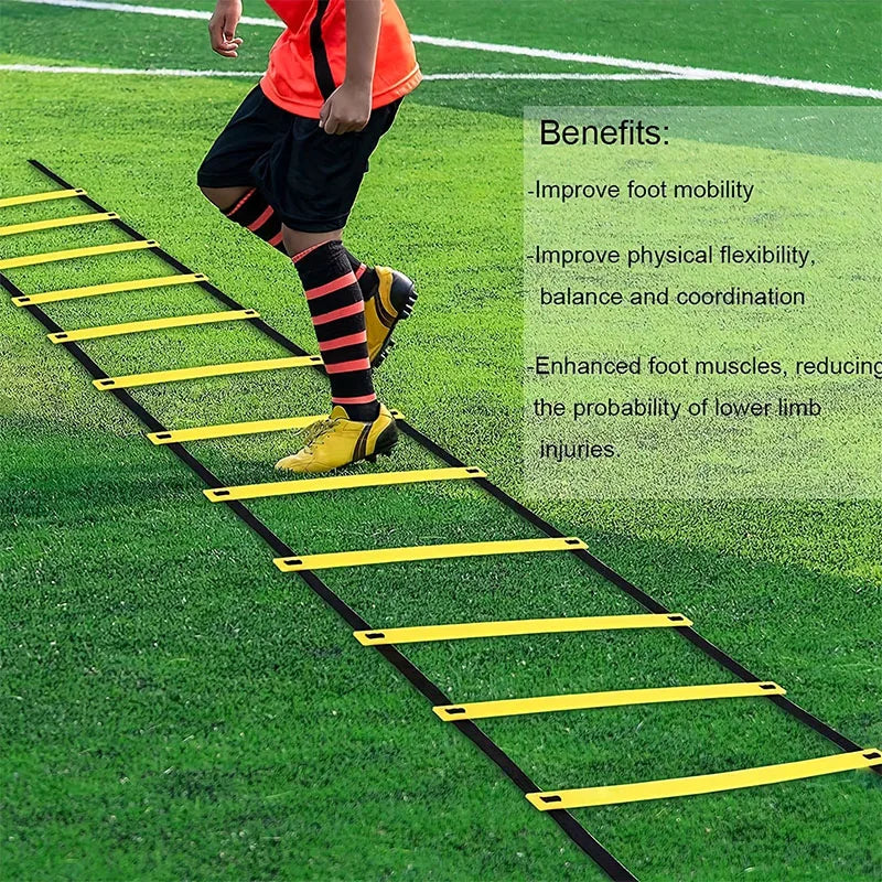 Agility Ladders Nylon Straps for Speed Training and Sports Flexibility Agility Football Training Energy Ladder Equipment