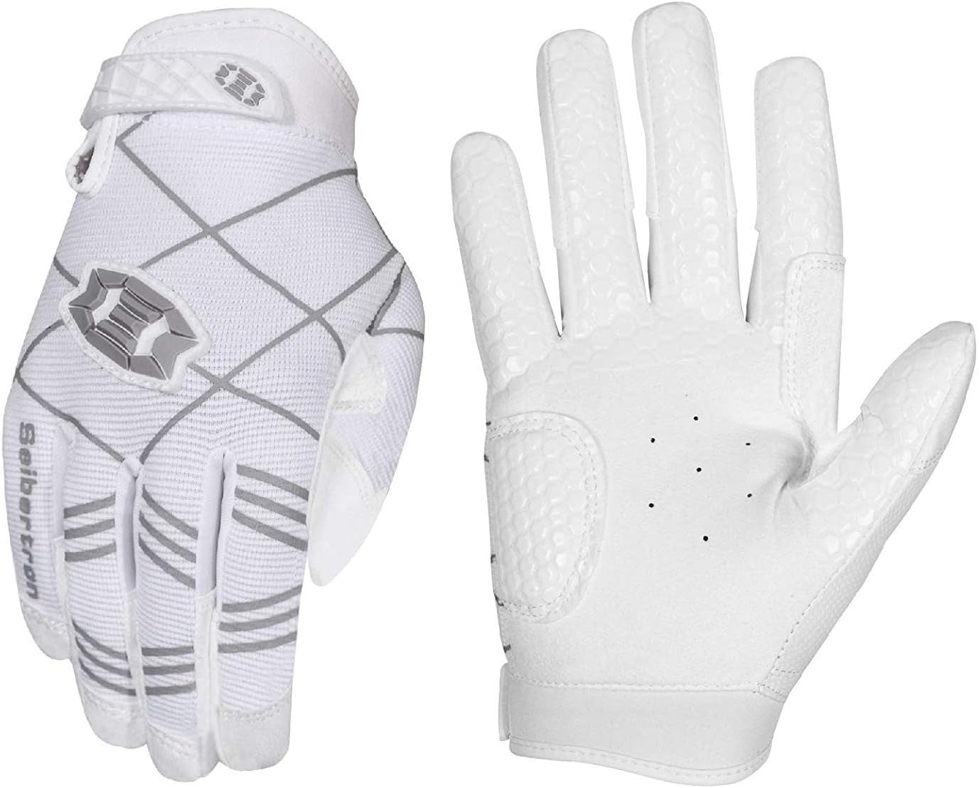 B-A-R PRO 2.0 Signature Baseball/Softball Batting Gloves Super Grip Finger Fit for Adult and Youth