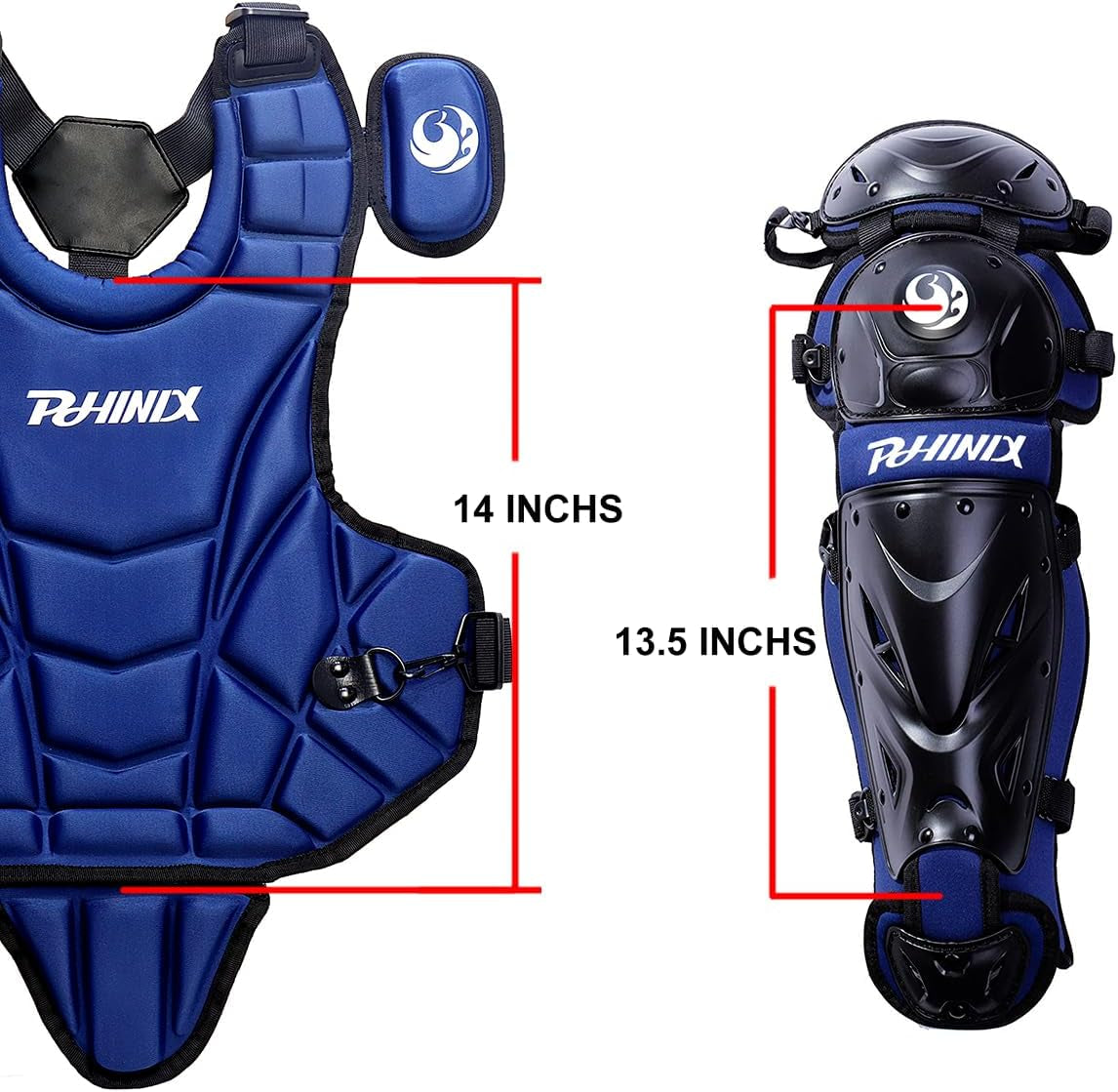 Catcher Chest Protector and Leg Guards Recommended for Ages 9-12