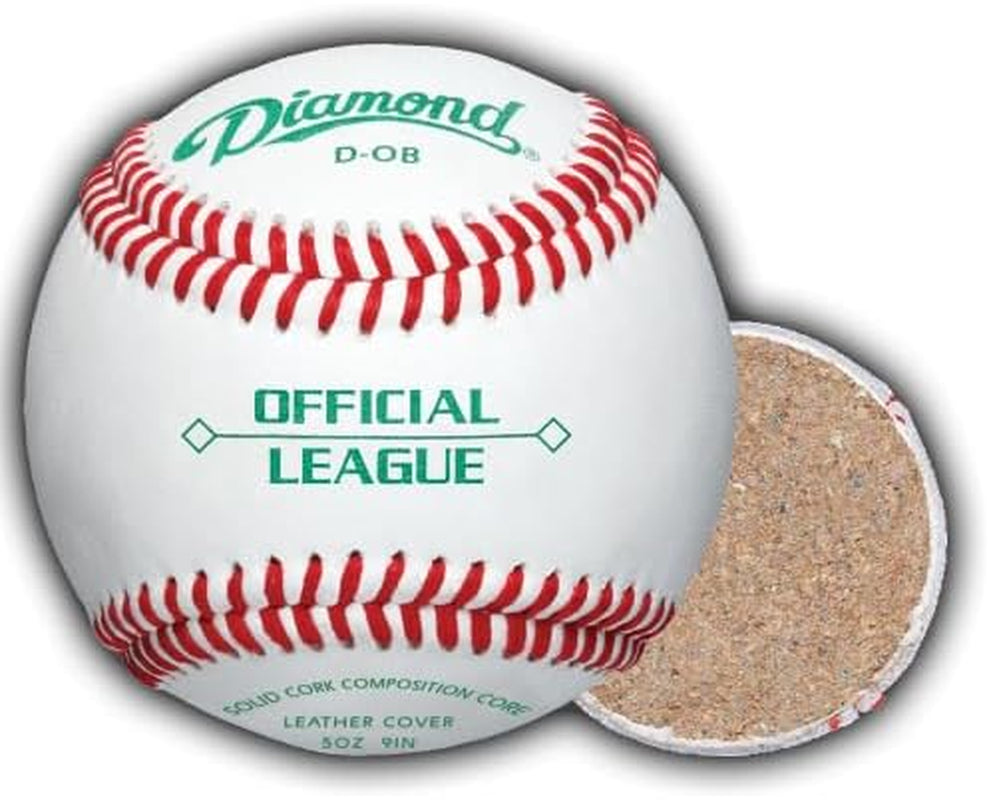 D-OB DOB Baseballs in 6-Gallon Ball Black Cushion Lid Bucket 30 Balls with Rods Insulated Can Sleeve