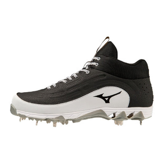 Mizuno Men's 9-Spike Ambition 3 Mid Metal Baseball Cleat