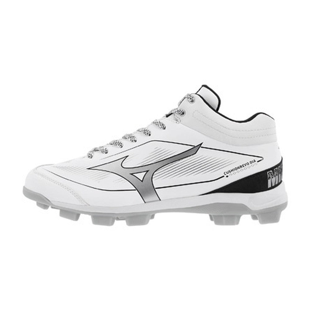 Mizuno Men's CushionRevo Diamond Mid TPU Baseball Cleat
